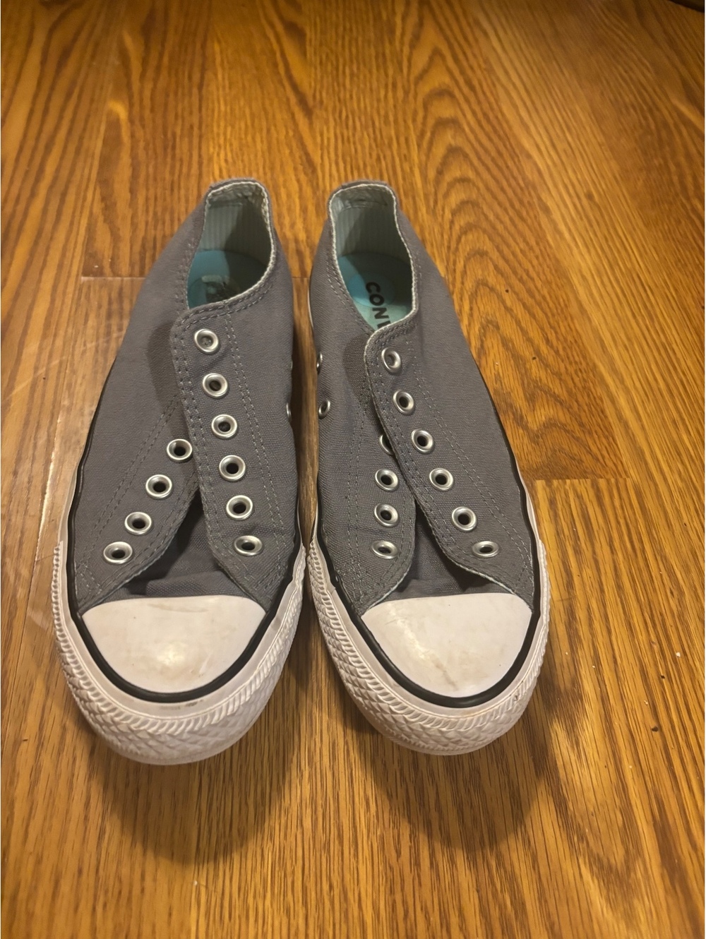 Gray Converse All-Stars - Women’s Size 8